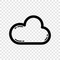 Cloud Computing, Cloud Storage, Cloud Services, Cloud Platforms icon svg