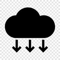 Cloud Computing, Cloud Storage, Cloud Services, Cloud Platforms icon svg