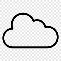 cloud computing, cloud storage, cloud backup, cloud synchronization icon svg