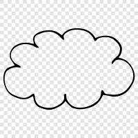 cloud computing, cloud storage, cloud services, cloud applications icon svg