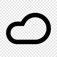 cloud computing, cloud storage, data storage, online storage icon svg