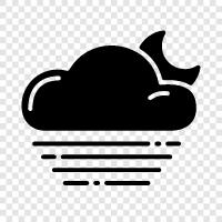 Облачные вычисления, хранение облаков, облачные компьютерные услуги, облачное резервное копирование Значок svg