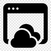 Cloud Computing, Cloud Services, Web Hosting, Cloud Computing Services icon svg