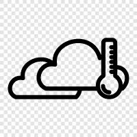 cloud cover, cloud temperature forecast, cloud forecast for tomorrow, cloud cover forecast icon svg