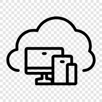 cloud, systems, computer, network Значок svg