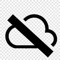 Cloud Down, Cloud Offline, Cloud Connection Lost, Cloud Connection Failed icon svg