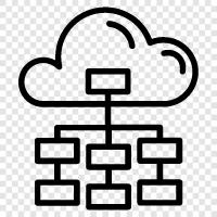 cloud, service, cloud computing, cloud storage icon svg