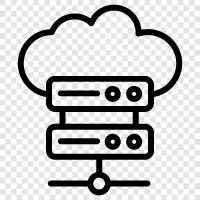 cloud hosting, cloud computing, cloud storage, cloud services icon svg