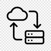 cloud hosting, cloud computing, cloud storage, cloud services icon svg