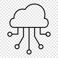 Cloud, Computing, Server, Networks icon svg