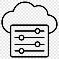 cloud, controller, data, storage icon svg