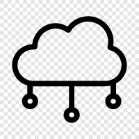 Cloud, Connection, Server, Data icon svg