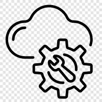 bulut onarım güncellemesi, bulut onarım yazılımı, bulut onarımı, bulut yedekleme ikon svg