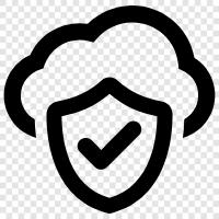 Cloud Security, Cloud Backup, Cloud Server, Cloud Storage icon svg