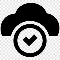 cloud security, cloud storage, cloud services, cloud computing icon svg