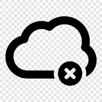 Cloud Service, Cloud Storage, Cloud Services, Cloud Computing Plattformen symbol