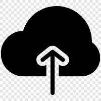 cloud storage, online storage, cloud backup, online backup icon svg