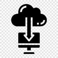 cloud storage, cloud computing, cloud storage providers, cloud computing providers icon svg