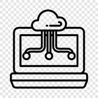 Cloud Storage, Cloud Computing symbol