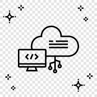 Cloud Storage, Cloud Computing Services, Cloud Services, Cloud Computing Platforms icon svg