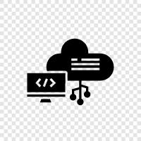 Cloud Storage, Cloud Applications, Cloud Services, Cloud Computing Services icon svg