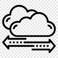 Cloud Storage, Cloud Computing Services, Cloud Computing Platforms, Cloud Security icon svg