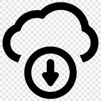 Cloud Storage, Cloud File Transfer, Cloud Backup, Cloud Sync icon svg