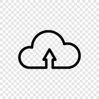 cloud storage, storage, online storage, file storage icon svg