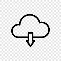 Cloud storage, Cloud backup, Cloud storage for business, Cloud backup for business icon svg
