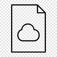 cloud storage, cloud backup, cloud storage provider, cloud storage for business icon svg