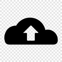 Cloud Storage, File Storage, Online Storage, File Upload icon svg
