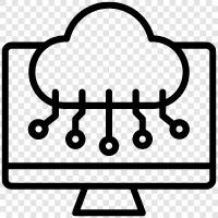 Cloud Storage, Cloud Computing Service, Cloud Hosting, Cloud Computing Provider icon svg