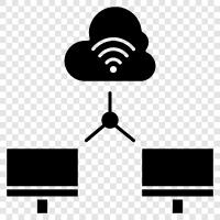 Cloud Storage, Cloud Services, Cloud Computing Plattformen, Cloud Security symbol