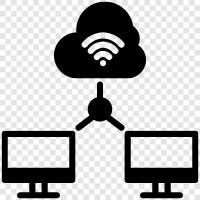 Cloud Storage, Cloud Services, Cloud Computing Plattformen, Cloud Security symbol