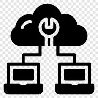 cloud storage, cloud computing, cloud hosting, cloud backup icon svg