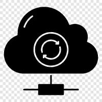 CloudSpeicher, OnlineSpeicher, Speicher, CloudBackup symbol