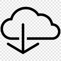 Cloud Storage, Cloud Computing Services, Cloud Security, Cloud Computing Applications icon svg