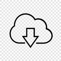 Cloud Storage, Cloud Computing, Cloud Storage Platform, Cloud Computing Platform icon svg