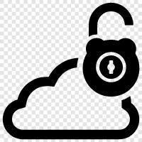 cloud storage, cloud backup, cloud storage for business, cloud security icon svg