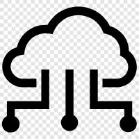 Cloud Storage, Cloud Computing, Cloud Network symbol