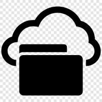 cloud storage, online storage, cloud backup, online backup icon svg