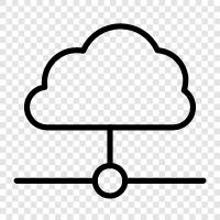 Cloud Storage, Cloud Computing, Cloud Platform, Cloud Services Значок svg