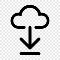 Cloud Storage, Cloud Music, Cloud TV, Cloud Gaming Cloud Download icon svg