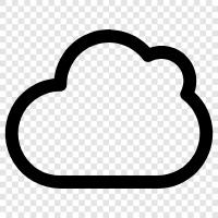 cloud storage, cloud computing, cloud backup, cloud synchronization icon svg