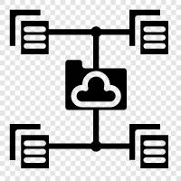 Cloud storage, Cloud computing, Cloud storage services, Cloud backup icon svg