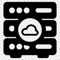 Cloud Storage, Cloud Computing, Cloud Hosting, Cloud Services symbol