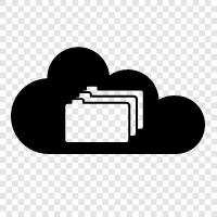 bulut depolama hizmetleri, bulut depolama sağlayıcısı, bulut depolama sağlayıcısı incelemeleri, bulut depolama ikon svg