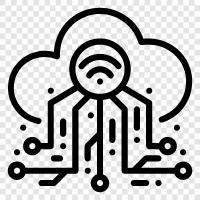 cloud storage, cloud computing services, cloud software, cloud storage services icon svg