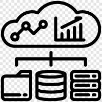 cloud storage statistics, cloud storage usage statistics, storage usage statistics, storage statistics icon svg