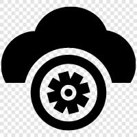 Cloud Storage, Cloud Backup, Cloud Computing, Cloud Services. icon svg